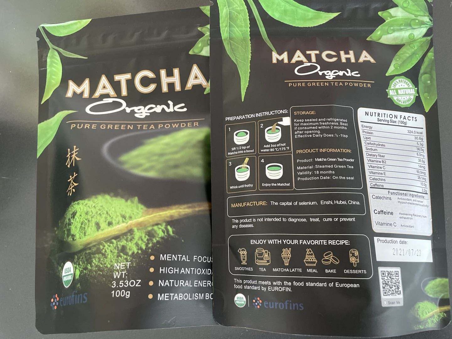 Matcha tea 100g